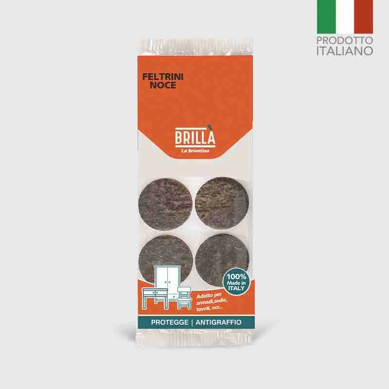 Feltrini Noce Tondi 4pz D32mm